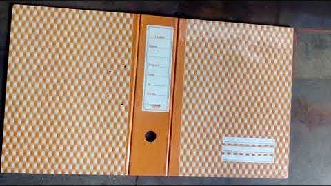 Single Stroke Box-File Making Machine