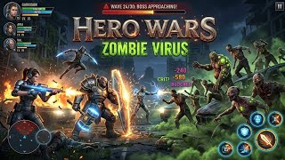 🎮🧟‍♂️ Hero Wars Zombie Virus Game | Zombie Attack Gameplay 🧟‍♀️🔥ppsspp screenshot 5