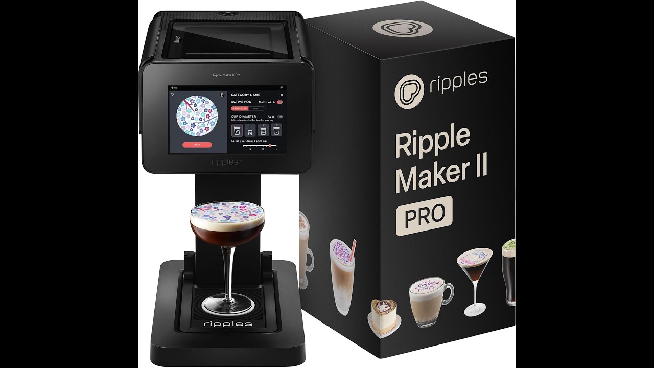 Ripples The Original Maker PRO Beverage Top Printer Review: This