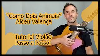 "Como Dois Animais" by Alceu Valença | How to Play It on Guitar Step by Step!