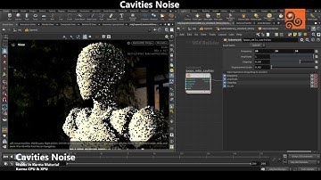 Houdini - Cavities Noise Pattern for Karma CPU & XPU Karma Material - IPOPs (Image Plane Operators)