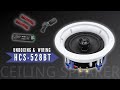 Herdio HCS-528BT 5.25" In-Wall Bluetooth Ceiling Speakers unboxing and installation