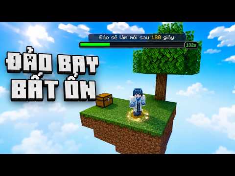 Thử Thách Sinh Tồn Trên Hòn Đảo Bay Ngẫu Nhiên Bất Ổn Nhất Trong Minecraft 🤣 Siêu Hài Hước