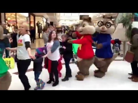 Alvin and the Chipmunks Conga into Intu Braehead