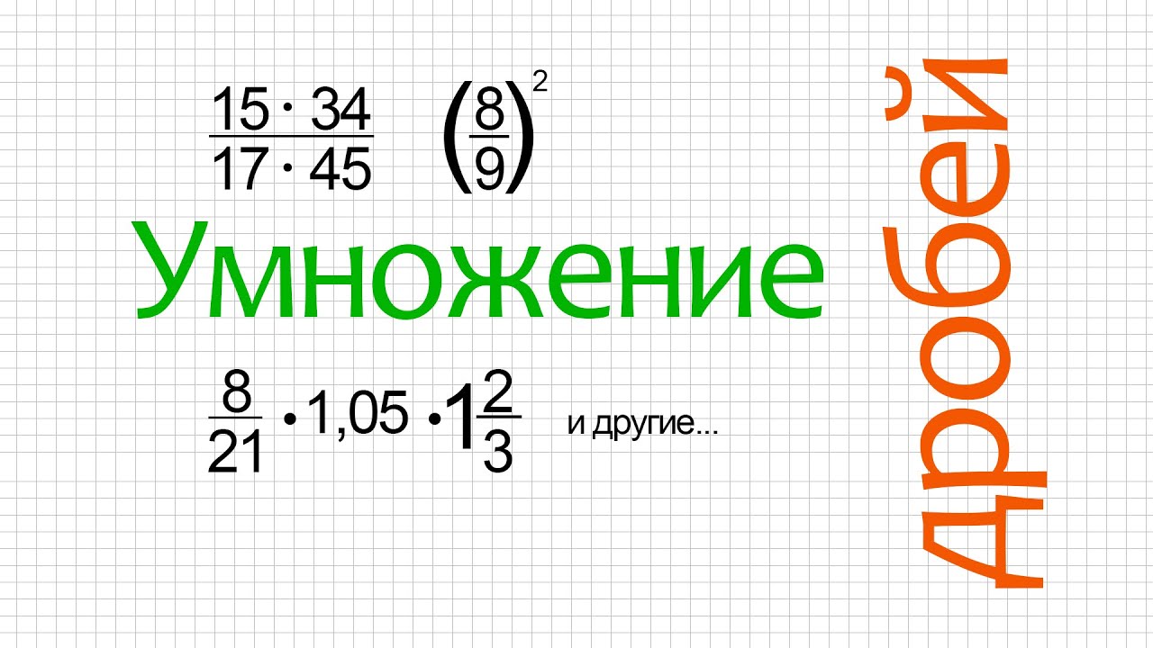 Подробное объяснение! Умножение дробей, математика 6 класс. - YouTube