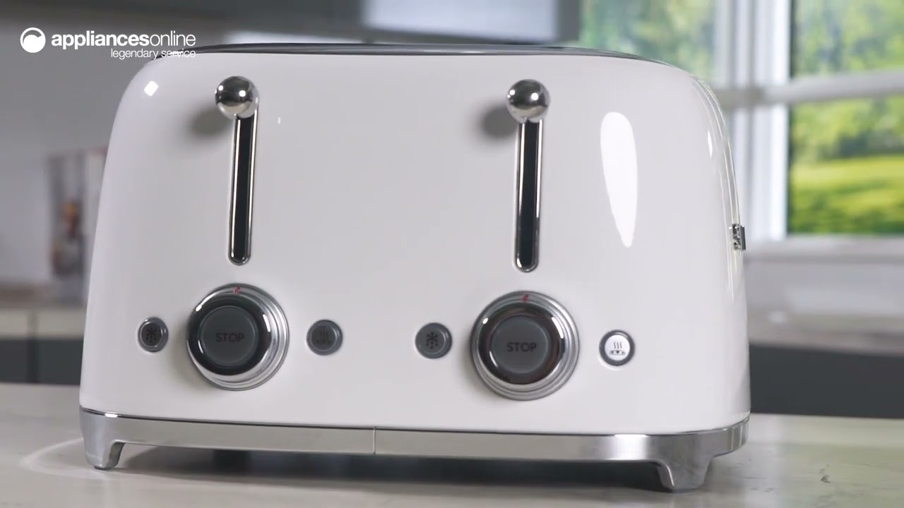 Product Review : Smeg 50's Style 4 Slice Toaster White TSF03WHAU 