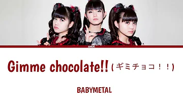 BABYMETAL - Gimme chocolate!! (ギミチョコ！！)  (Lyrics Kan/Rom/Eng/Esp)