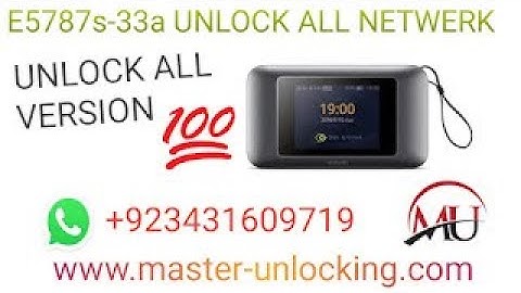 HOW TO UNLOCK ZAIN E5787s-33a UNLOCK  ! Unlock E5787s-33a All Netwerk Unlock