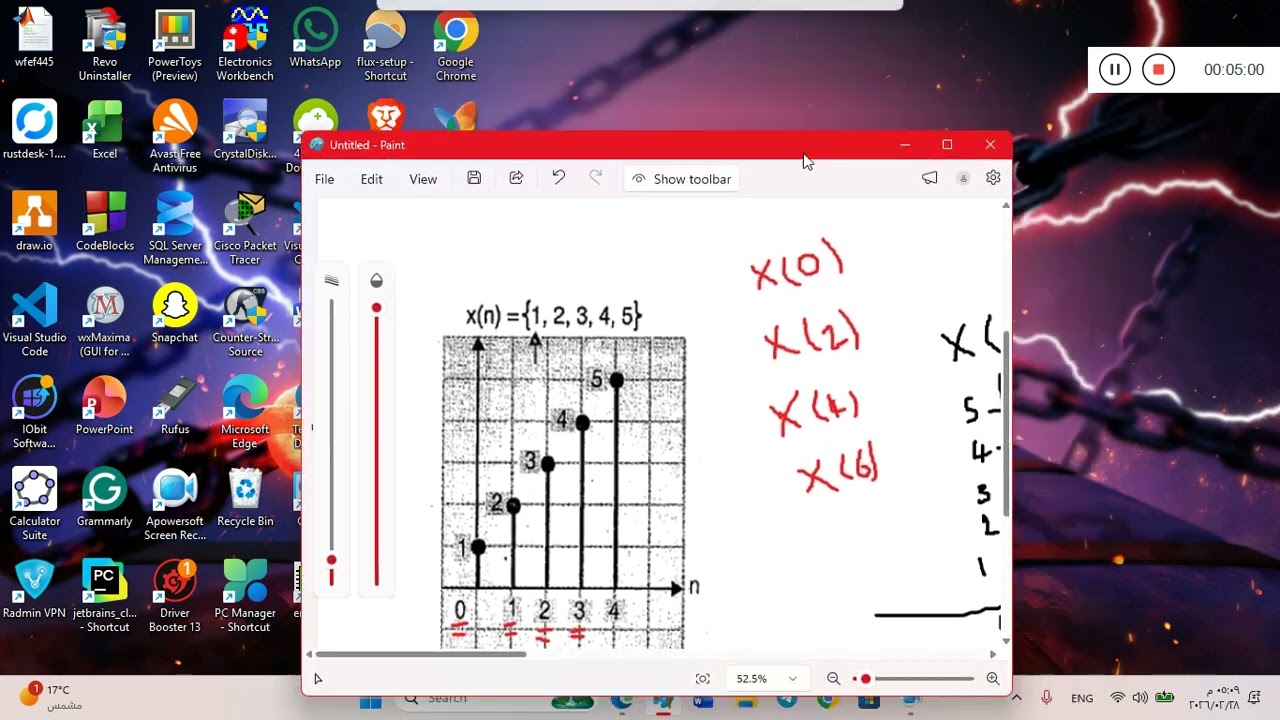 شرح تطبيق العملية الزمنية Time Scaling على الاشارات المتقطعة - DSP