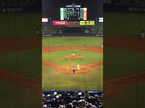 ヤクルトスワローズ　対　中日ドラゴンズ　19回戦　村上宗隆28号ホームラン