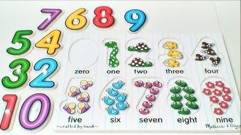 Learn to Count Numbers 0-9 | Numbers Counting For Babies, Toddlers | Preschool Learning