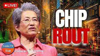 CHIP SELLOFF LINGERS 📉 $MU $AMD Keep Pressure on $SPY | Stock Market Live