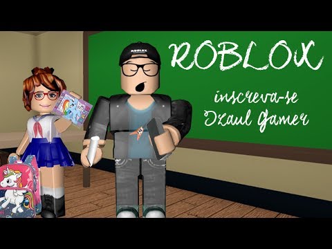 Roblox Fugindo Do Babao Da Escola Youtube - orcao roblox