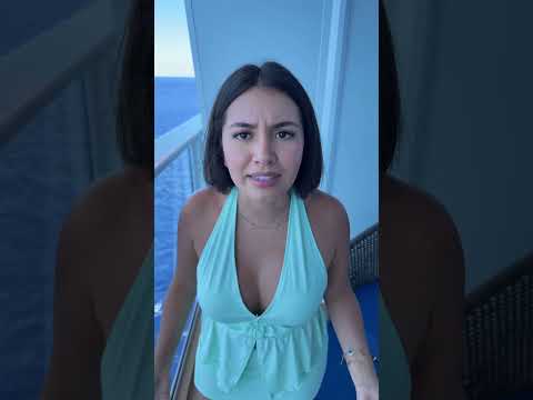 MY GIRLFRIEND IS AFRAID OF CRUISE SHIPS! #shorts