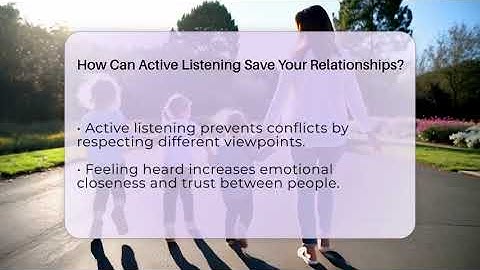 How Can Active Listening Save Your Relationships? - The Personal Growth Path