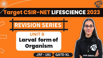 Larval Form of Organism || Revision Series || CSIR-NET LIFESCIENCE 2023