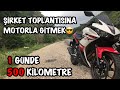 ANKARA'YA GİDİYORUM | 1 GÜNDE 500 KİLOMETRE YAPMAK | ŞİRKET TOPLANTISINA MOTORLA GİTMEK | YAMAHA R25