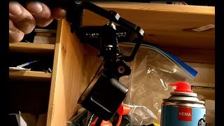 GoPro Session gimbal - using 4.5mm BB and hex socket screw hinges