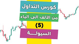 كورس التداول من الألف الى الياء (5) السيولة | Liquidity