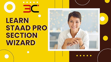 section wizard in staad pro how to