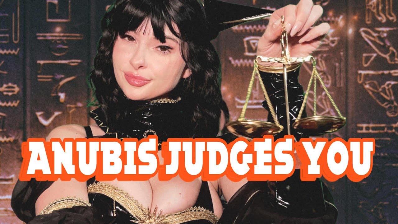 Anubis Judges you... bored quirky Anubis... soft spoken, humor, asmr, green screen