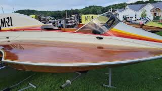 Vintage Race Boats at Pentwater 2023