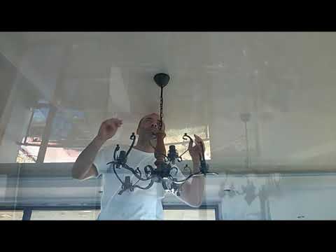 Видео: Полилеи за опънати тавани (103 снимки): кои модели тавани са подходящи за залата и хола, как да изберем висяща лампа за спалнята
