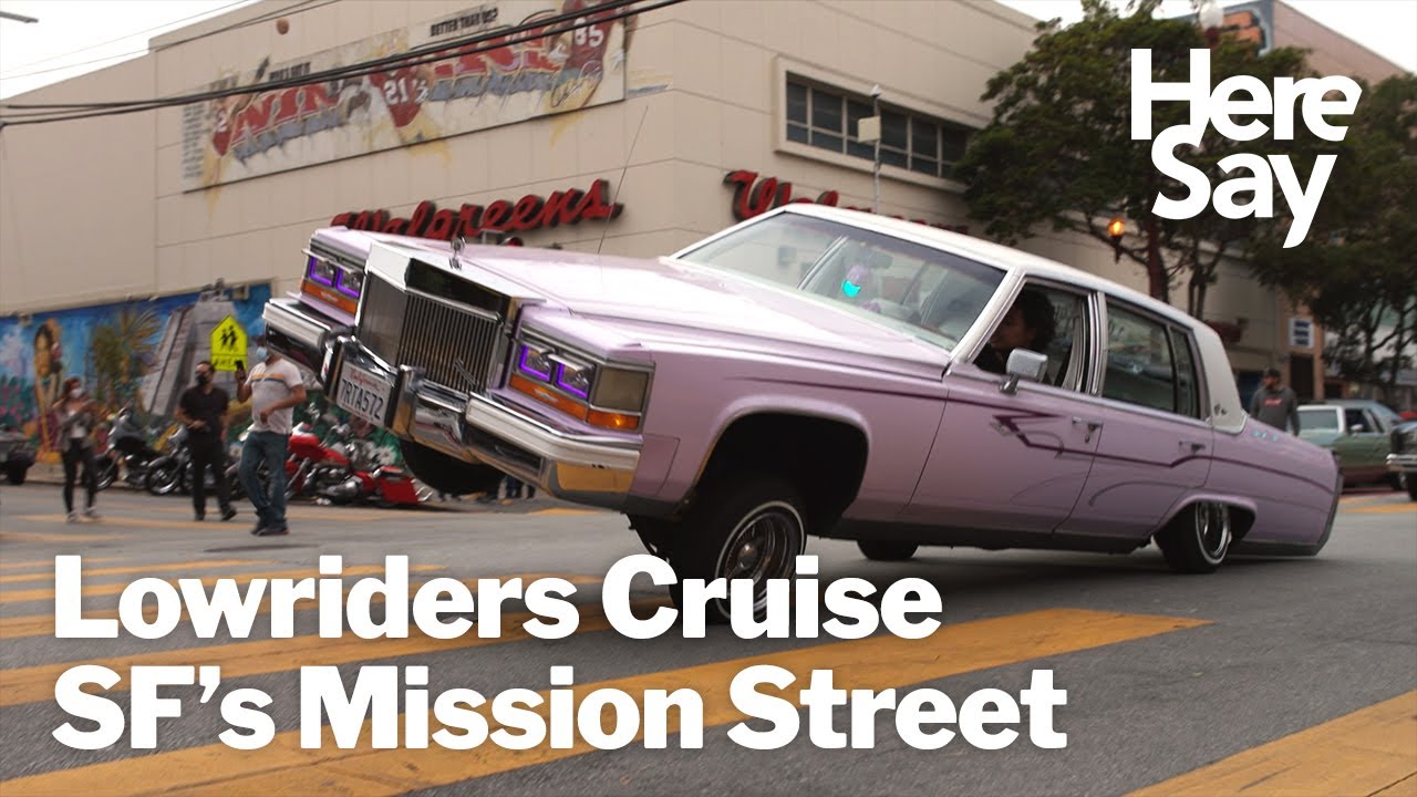 Lowriders Cruise San Francisco's Mission Street - YouTube