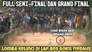 Rabbit race at the boss's track in Bangkalan || Full semi-final and grand final..!!!