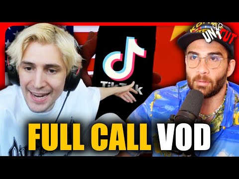 Thumbnail for xQc and Hasanabi on TikTok BAN (FULL CALL) | Hasanabi & xQc React to TikTok Ban by US Congress