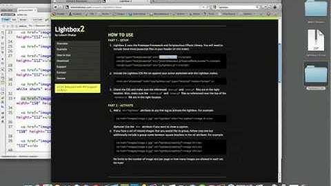 (21/41) Downloading Lightbox2 and Linking Javascript Files