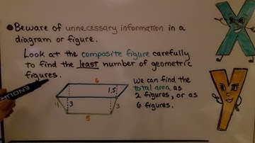 7th Grade Math 9.3b, Finding Area of Composite Figures