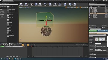 Cube Effector and scatter by surface in UE4. Motion Graphic Tools