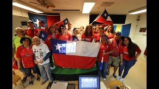 Chile vs Alemania. Copa Confederaciones Final. Chilenos En Suecia