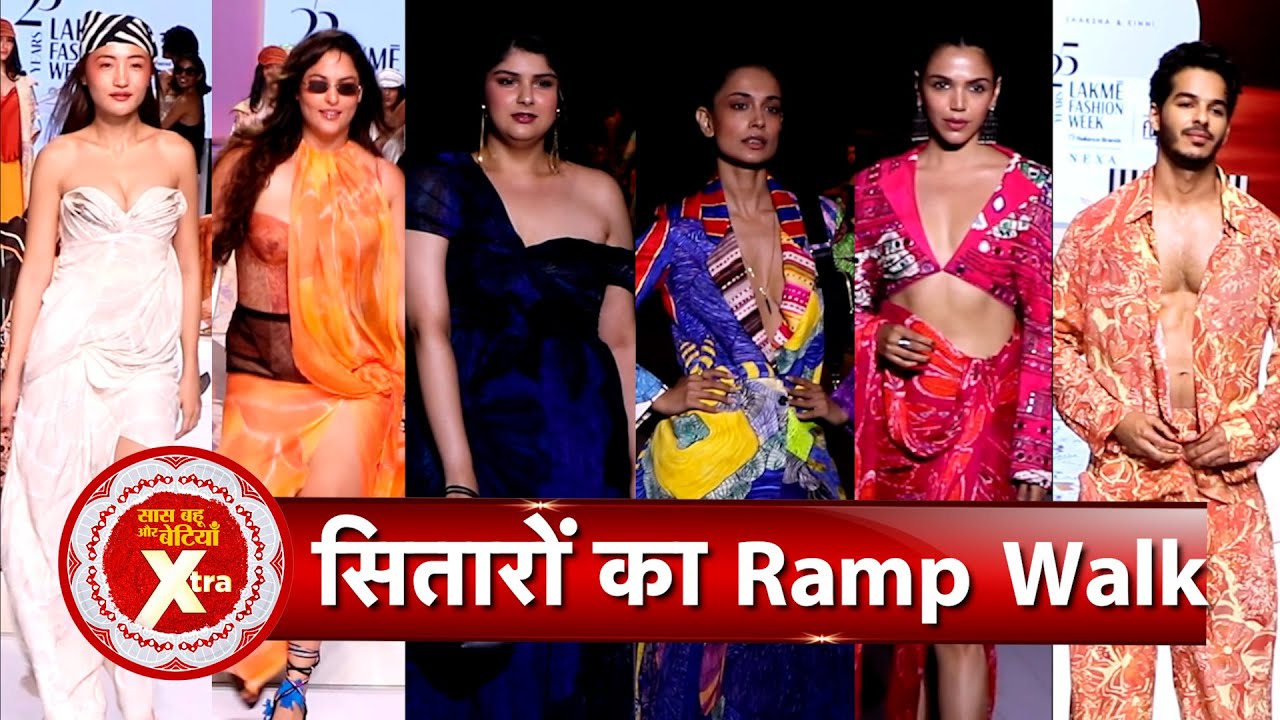 Chum Ramp Walk Ishaan Khatter, Chum Darang, Farah Khan & More Walk the Ramp at LFW ...