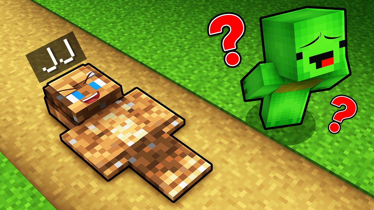 Mikey & JJ: CAMOUFLAGE HIDE AND SEEK in Minecraft! Maizen
