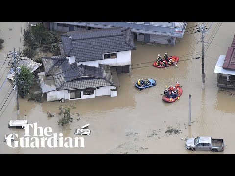 Record rainfall triggers floods and landslides in Japan