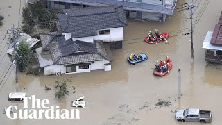 Record rainfall triggers floods and landslides in Japan