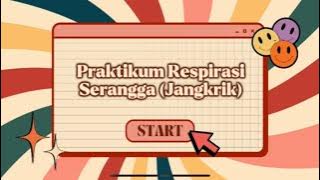 Praktikum Respirasi Serangga (Jangkrik) menggunakan Alat Peraga Sederhana : Respirometer Sederhana