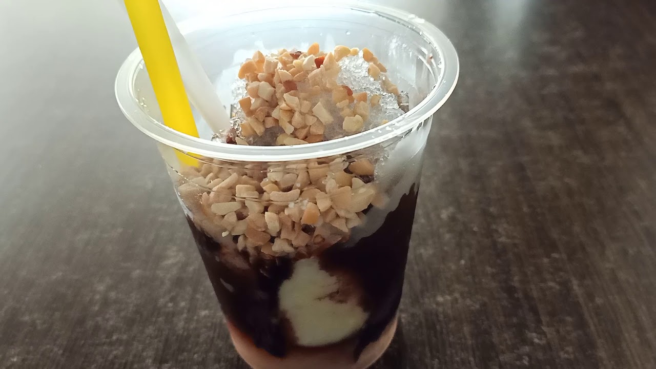 Indonesia Jogja Street Food Es Durian Coklat Kacang - YouTube