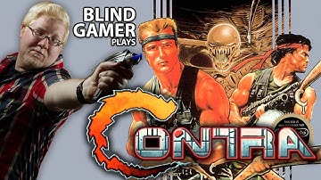 BLIND GAMER plays CONTRA (without Konami Code)