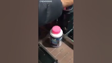 Automatic round bottle labeling machine