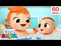 Bubble Bath Song + 60 minutes of Little Angel | Preschool Learning Songs & Nursery Rhymes