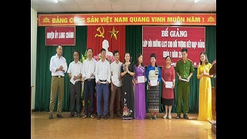 Bế giảng lớp bồi dưỡng LLCT cho đối tượng kết nạp Đảng khóa I/2020