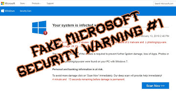 Fake Microsoft Security Warning #1