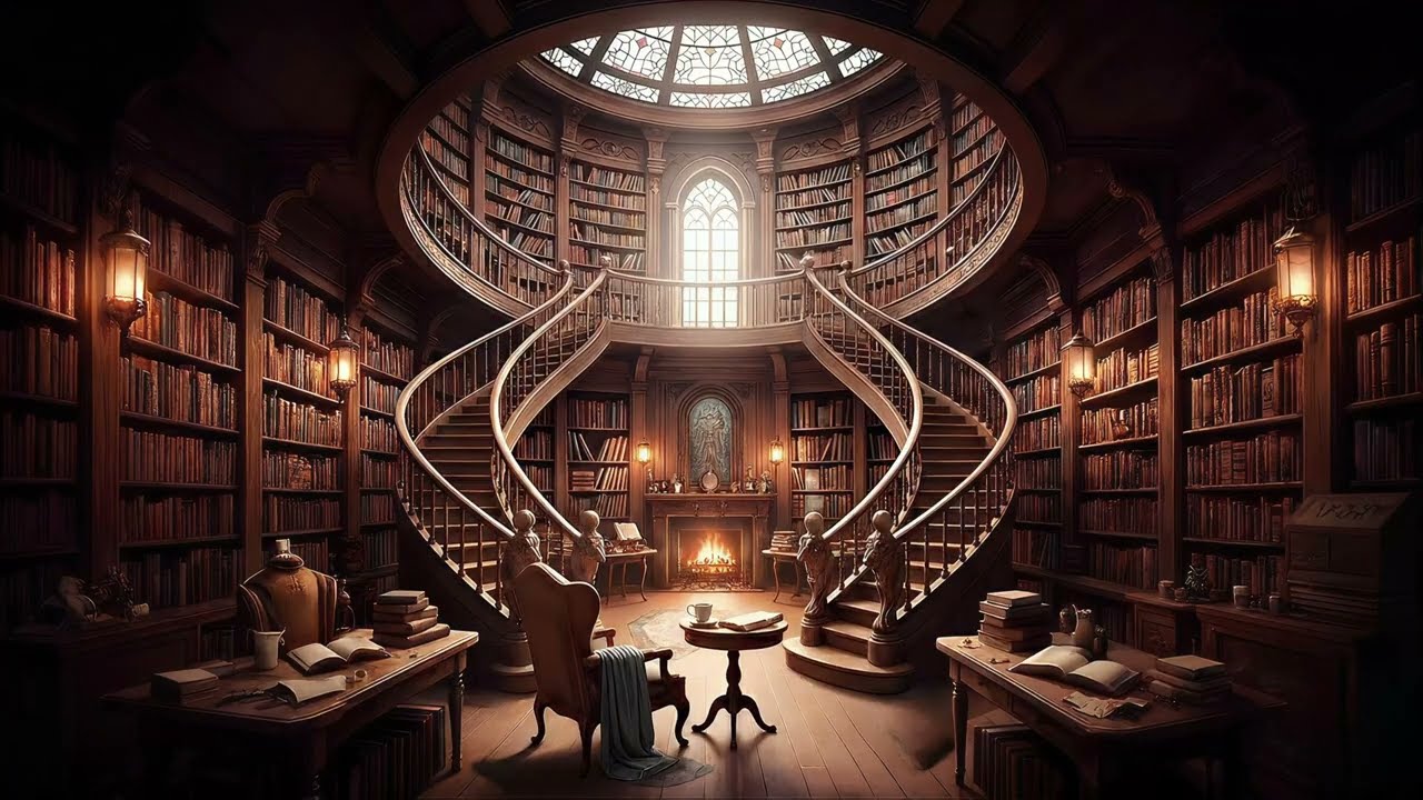 4K Chill Lo-Fi Alchemist Library | Relaxing Study, Focus & Sleep Music