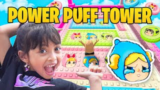 Leika Cobain Tower Power Puff Yang Lagi Viral Power Puff Tower Roblox Indonesia