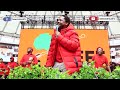 Mbuyiseni Ndlozi Singing Azania  When EFF Supporters  demanded him on Stage