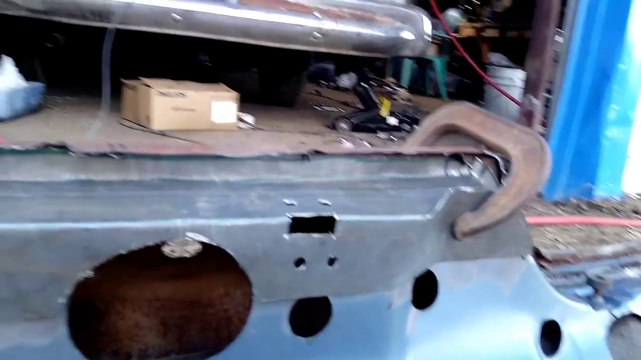 59 Edsel trunk lid repair. part 5 of 8 YouTube