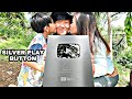 UNBOXING SILVER PLAY BUTTON BARENG ALAN DAN KIKI